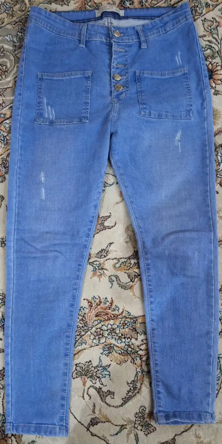 شلوار زنانه جین سایز ۳۸|لباس|دوگنبدان, |دیوار