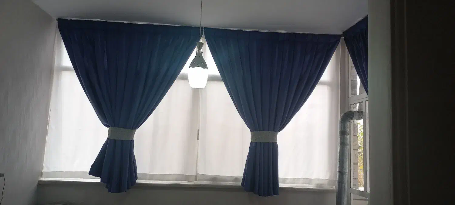 پرده.|پرده، رانر، رومیزی|تهران, شهرک هما|دیوار