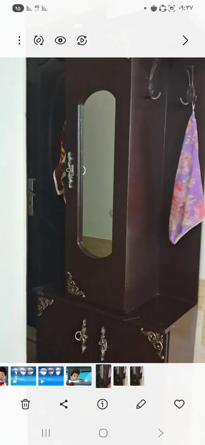 جاکفشی ایستاده|جاکفشی، کمد، دراور|ساوه, |دیوار