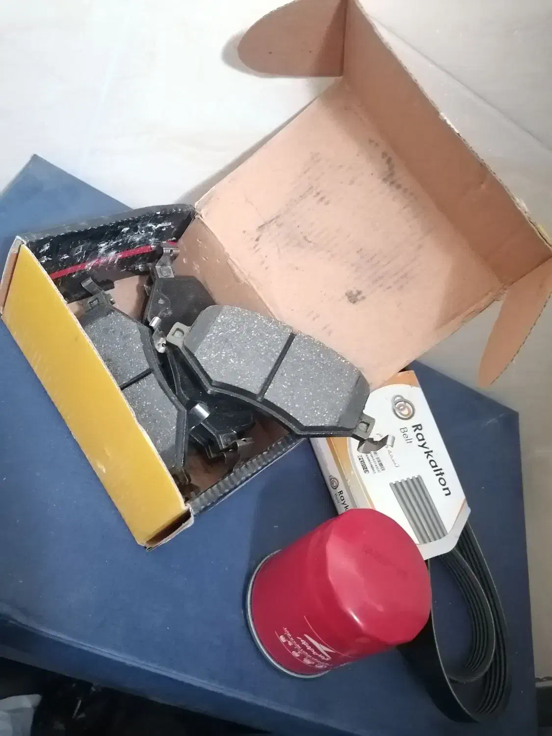 لنت جلو J7 و تسمه دینام وفیلتر روغن اصلی kmc J7|قطعات یدکی و لوازم جانبی|شیراز, مبعث|دیوار