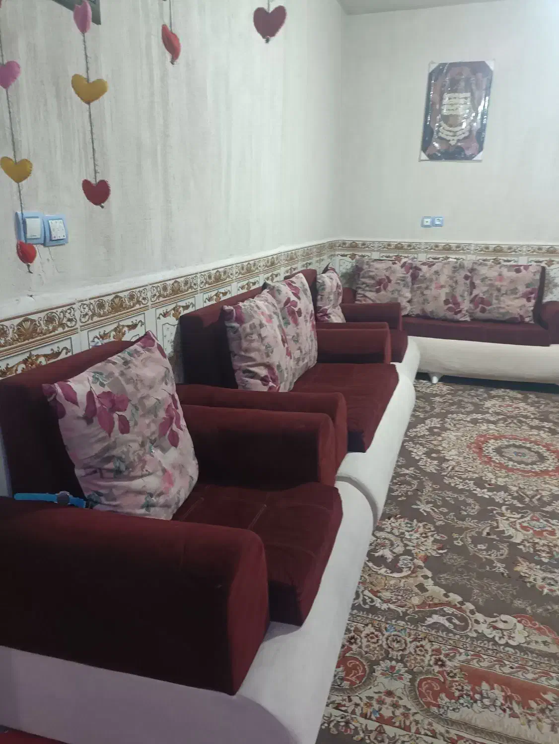 مبل 7نفره|مبلمان خانگی و میز عسلی|پاتاوه, |دیوار