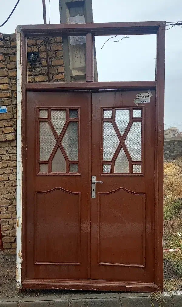 درب ورودی چوبی|مصالح و تجهیزات ساختمان|خوی, |دیوار