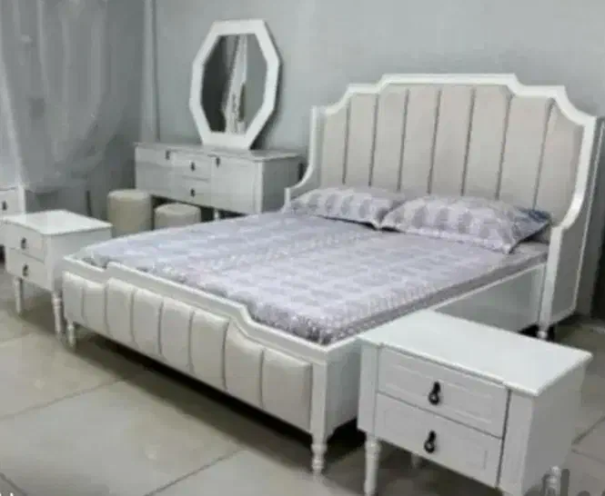 سرویس خواب دونفره کامل ام دی اف|تخت و سرویس خواب|تهران, شهرک ابوذر|دیوار