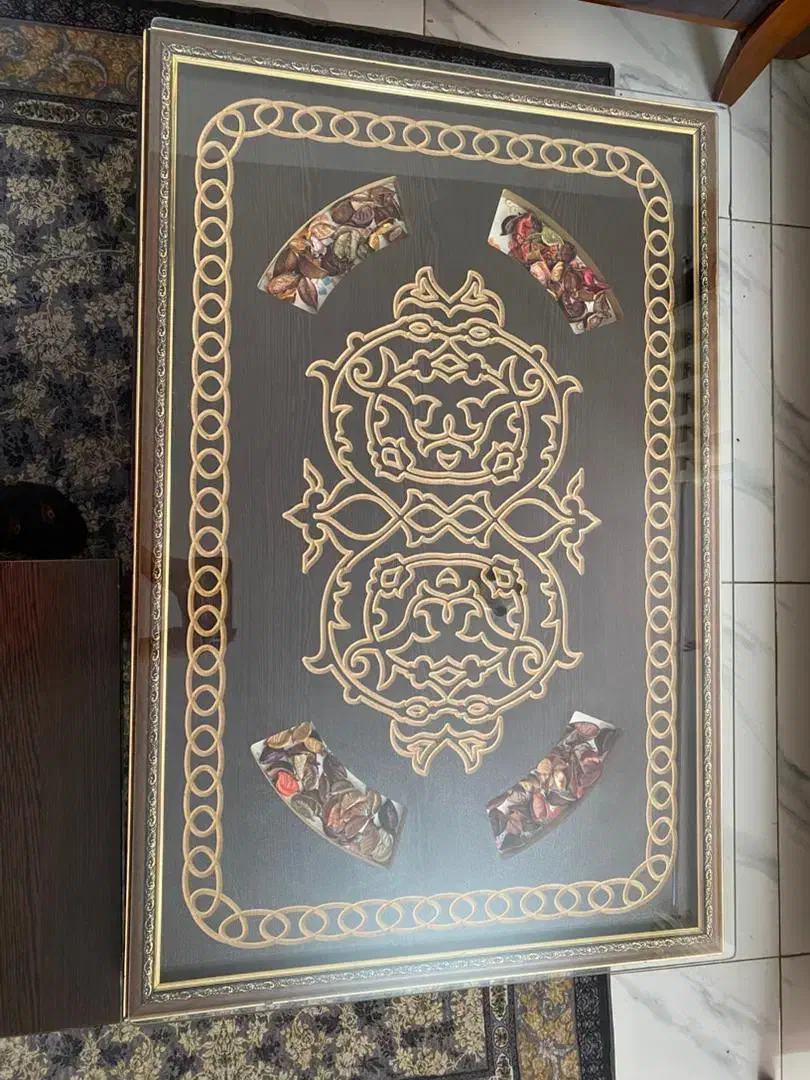 میز جلو مبلی همراه با چهار عسلی تو کار|مبلمان خانگی و میز عسلی|پیر بکران, |دیوار