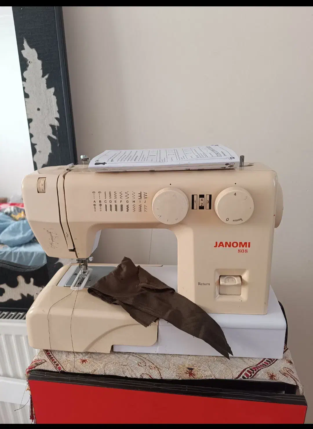 چرخ خیاطی  ژانومی|چرخ خیاطی و ریسندگی|گلبهار, شهر جدید گلبهار|دیوار