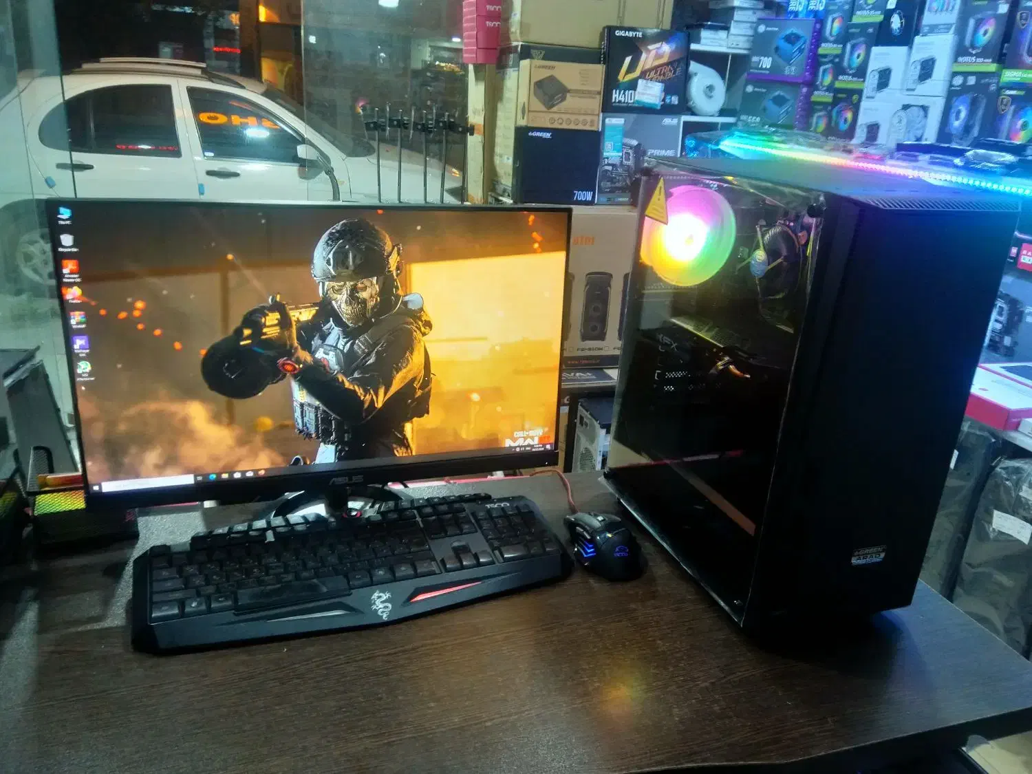 کیس بازی ddr4|رایانه رومیزی|رشت, باهنر|دیوار