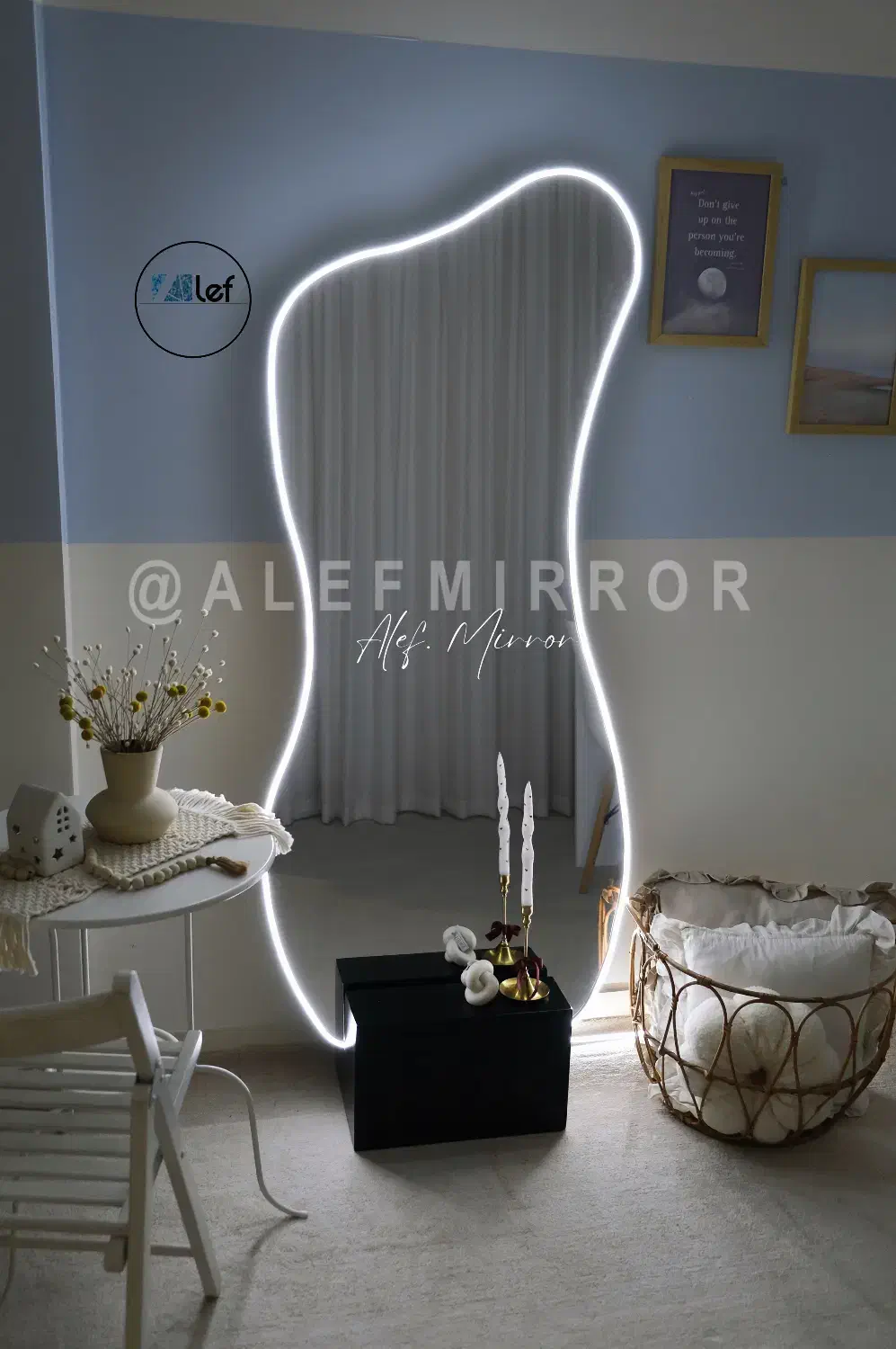 آینه قدی نوری الف مدل جانان|آینه|تهران, حکیمیه|دیوار