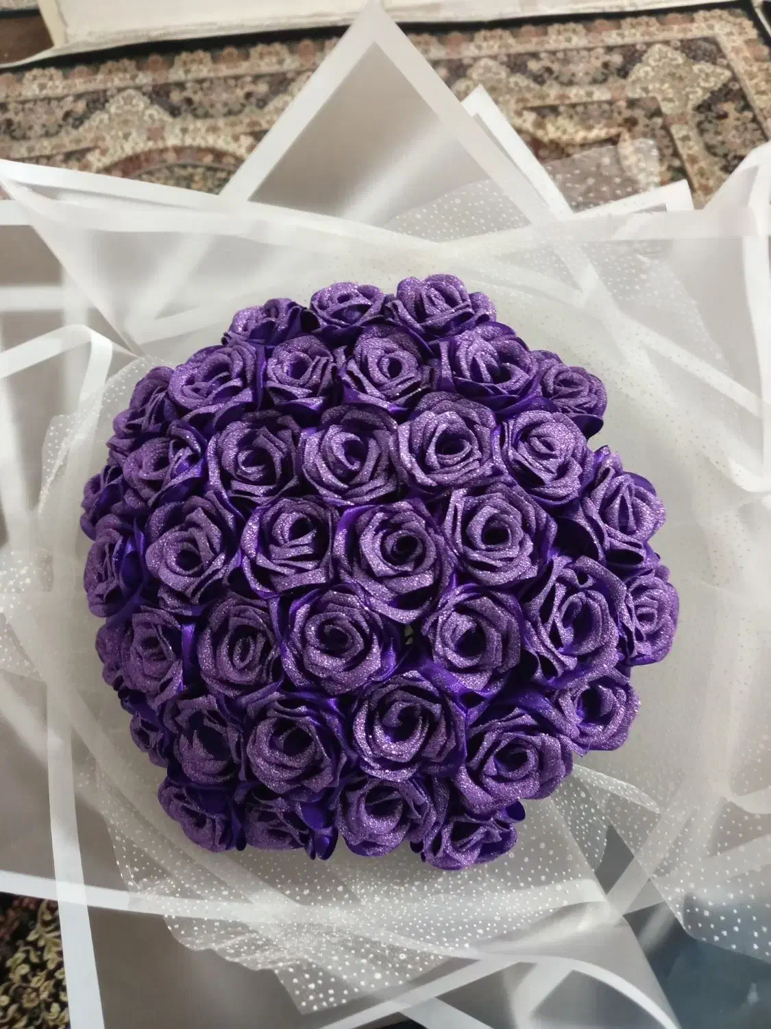 گل روبانی|گل مصنوعی|قدس, شهرقدس|دیوار