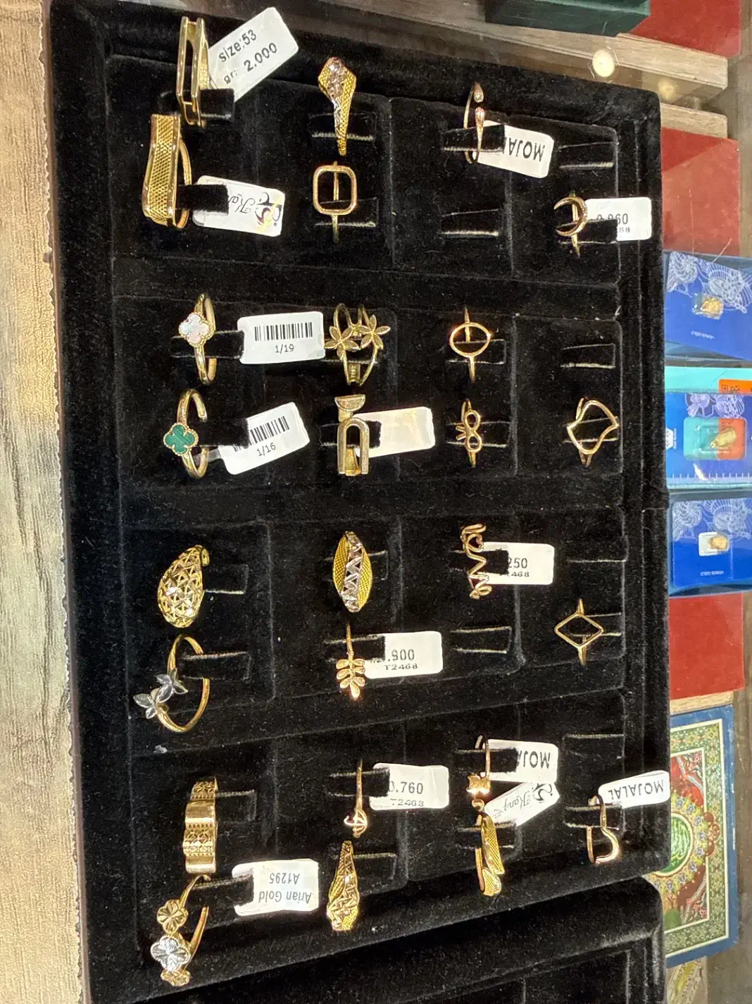 فروش انواع طلاهای زینتی شمش بار با اجرت پایین|جواهرات|اردبیل, |دیوار