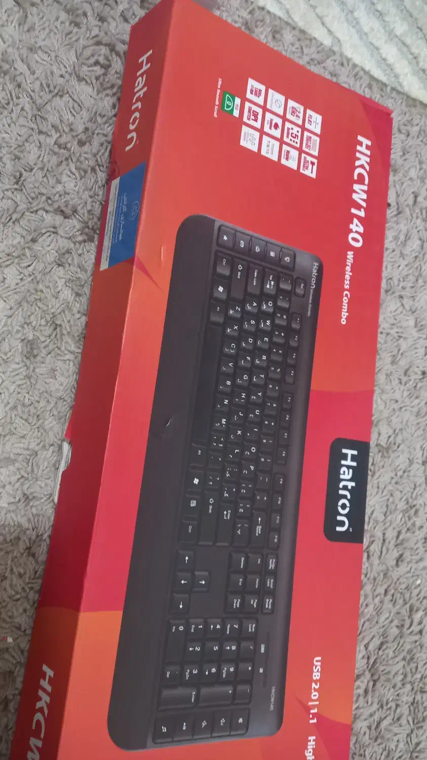 کیبورد بی سیم|قطعات و لوازم جانبی رایانه|اهواز, فاز ۱ پادادشهر|دیوار