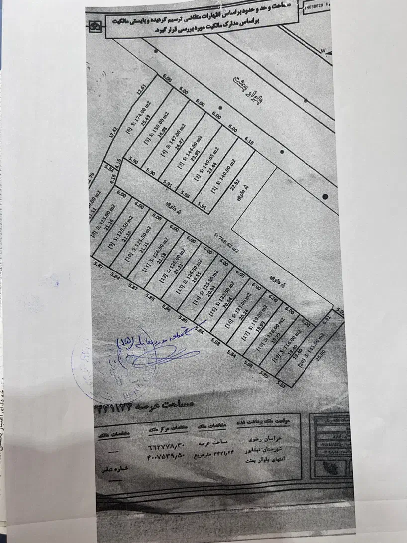 معاوضه زمین میدان جهاد چسبیده به حاشیه بلوار بعثت|فروش زمین و ملک کلنگی|نیشابور, مدرس|دیوار