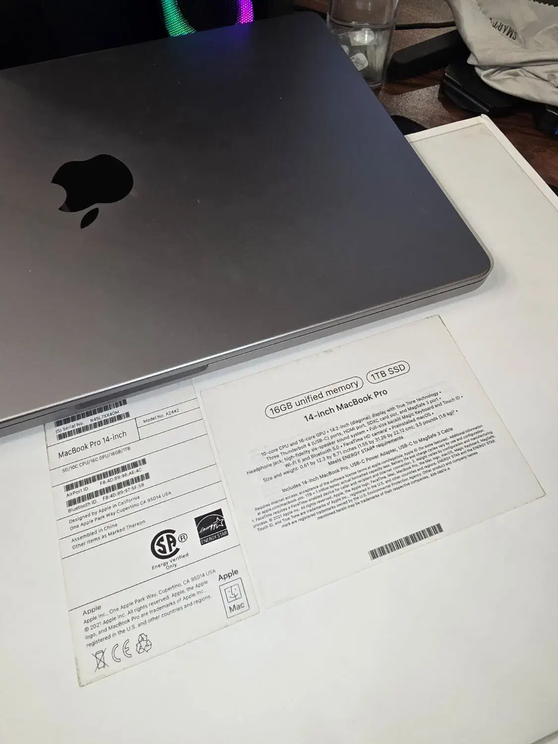 لب تاپ مک بوک Macbook m1pro|رایانه همراه|قم, زنبیل آباد|دیوار
