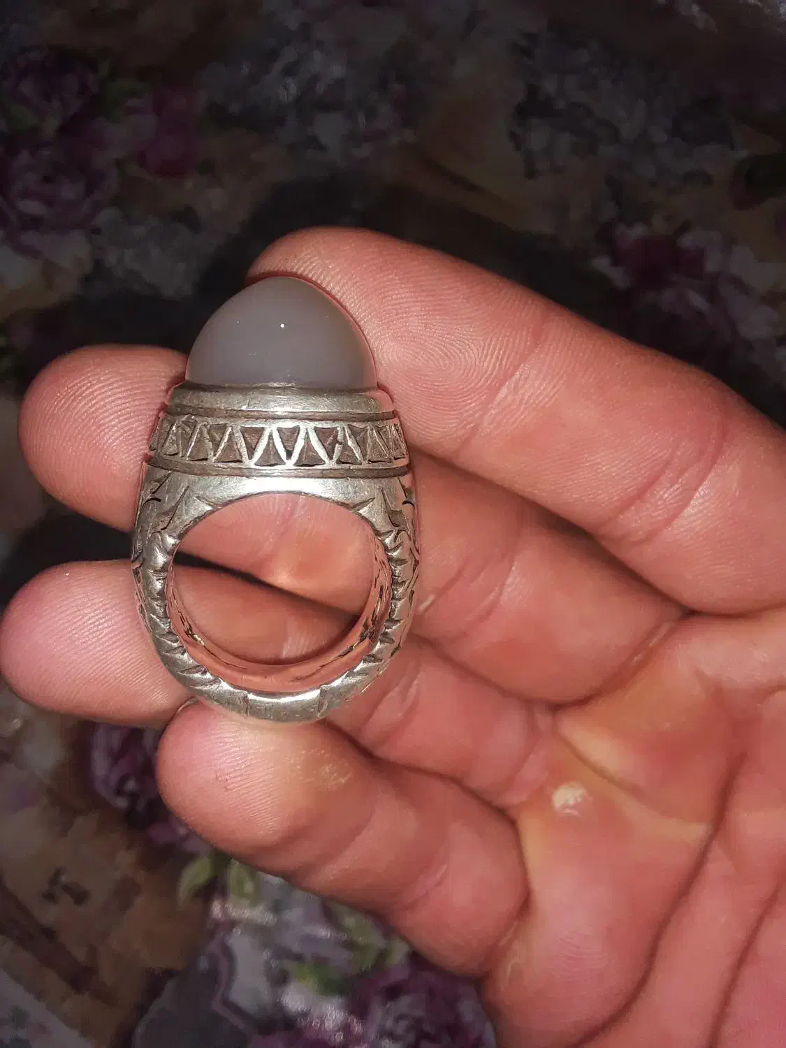 انگشتر نقره عقیق|جواهرات|تبریز, |دیوار