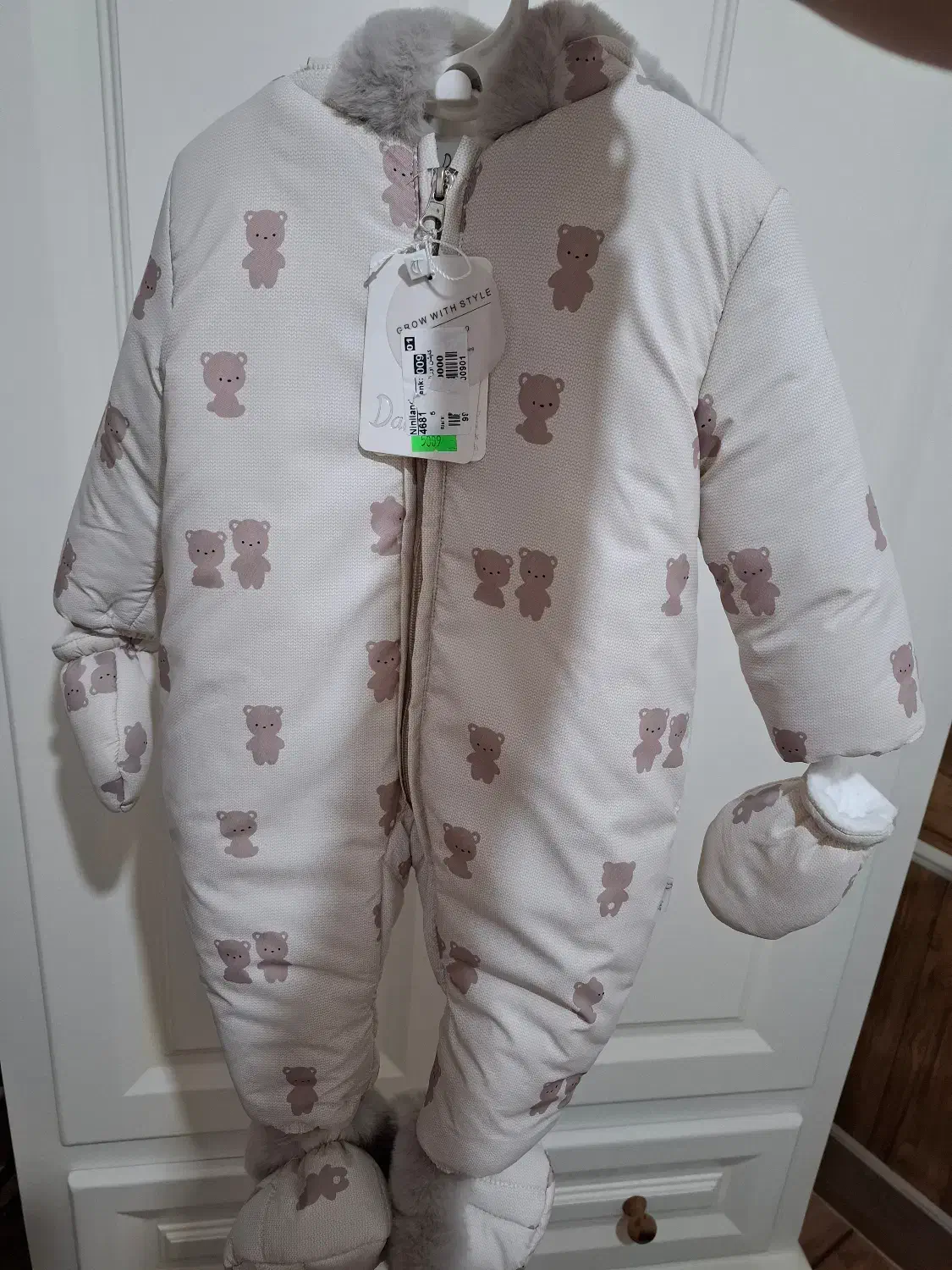 کاپشن داخل خزدار اصل ترک|کفش و لباس بچه|میانه, |دیوار