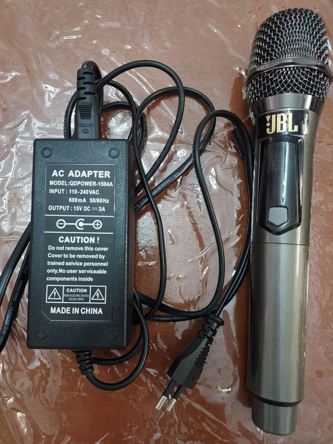 کارتون میکروفن و شارژر jbl|سیستم صوتی خانگی|تهران, شهید اسدی|دیوار