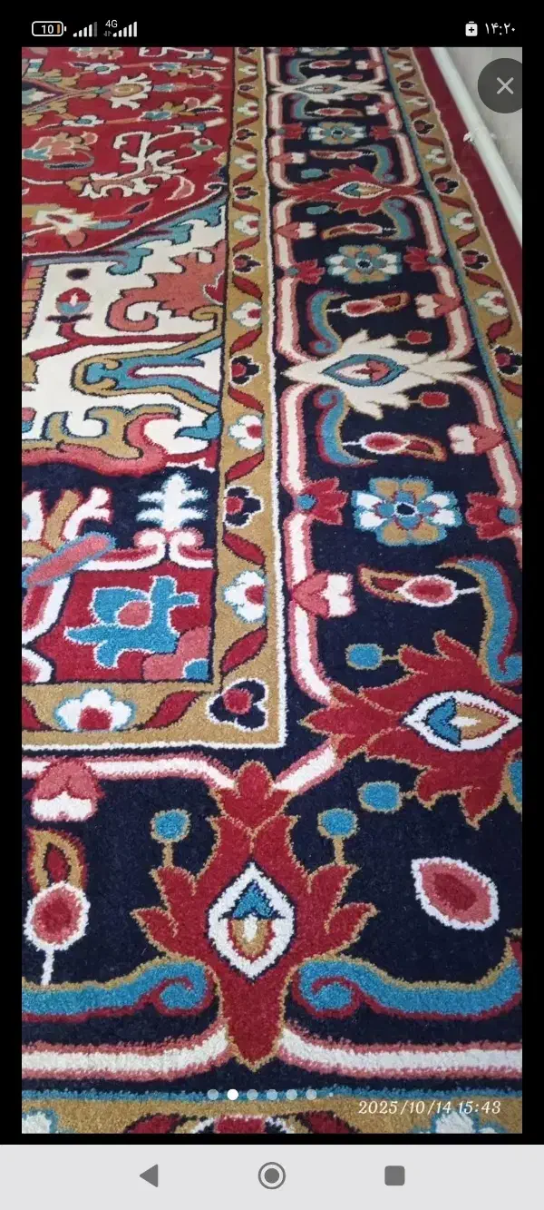 فرش 12متری درحد نو|فرش|خسروشاه, |دیوار