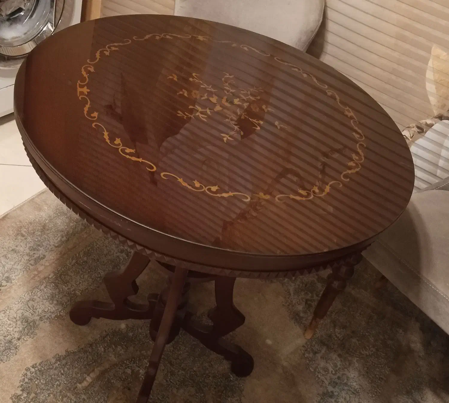 میز تک ناهارخوری گرد|میز و صندلی غذاخوری|تهران, دهم فروردین|دیوار