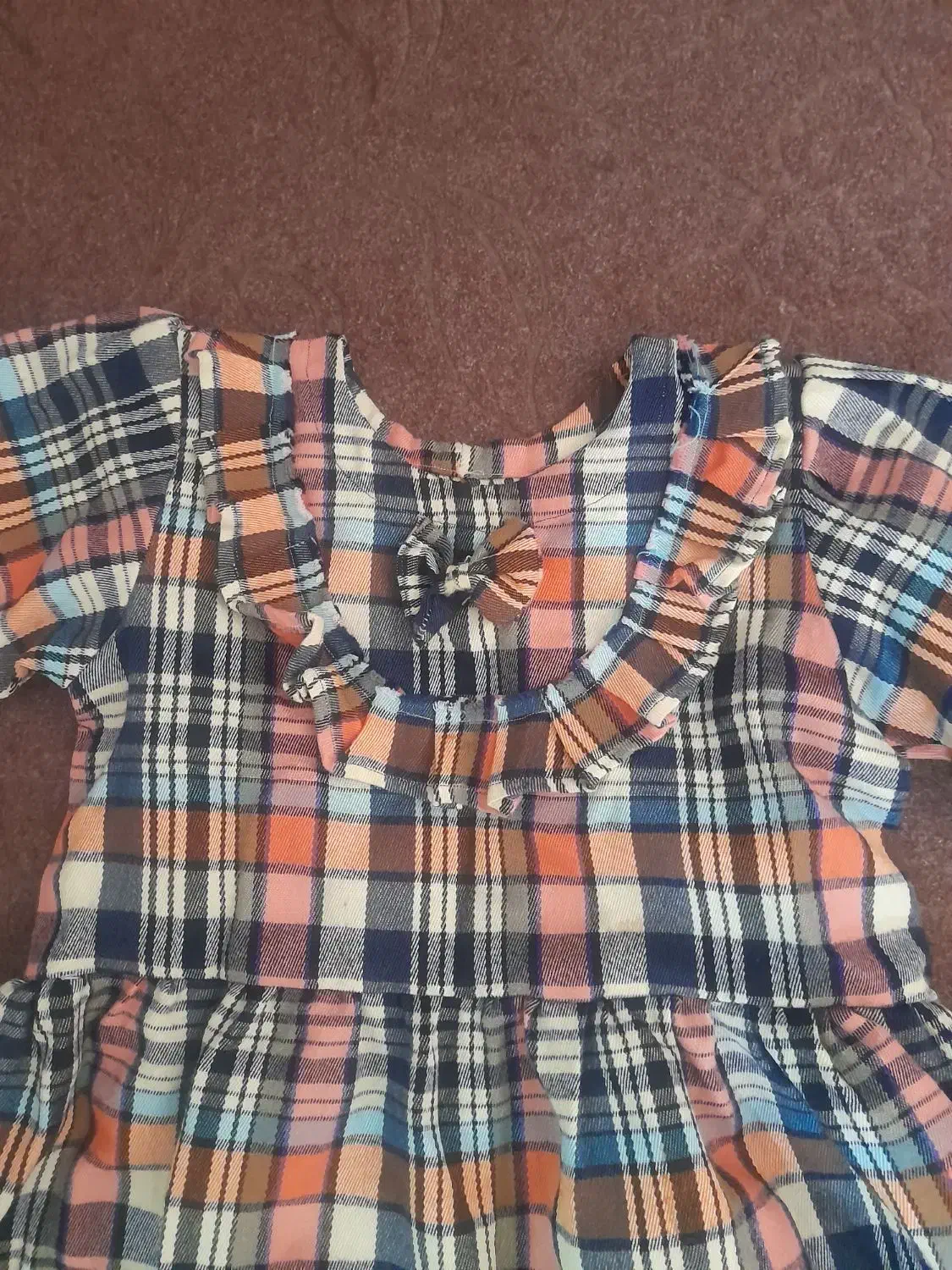 پیراهن چهارخونه پشمی|کفش و لباس بچه|رشت, آب و برق|دیوار