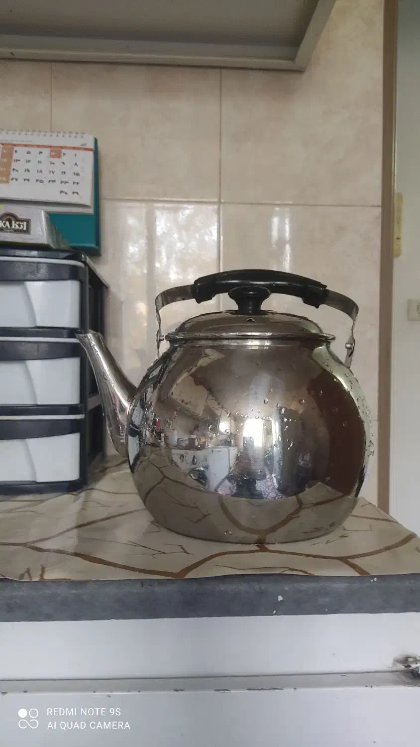 کتری استیل  پنج لیتری|قوری، کتری، قهوه‌ساز دستی|کرمانشاه, |دیوار