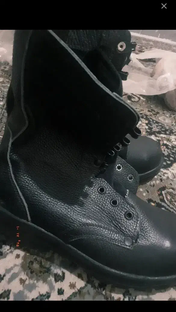 یک جفت پوتین نو مشکی سایز۴۴|کیف، کفش، کمربند|اهواز, کوی رمضان|دیوار