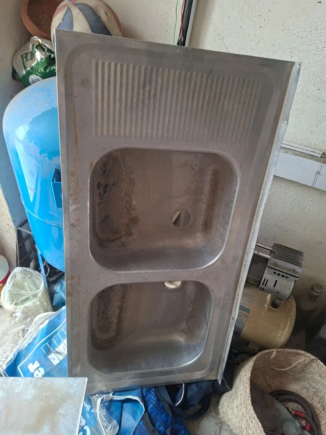 سینک دوقلو|آب‌چکان و نظم‌دهنده ظروف|تهران, کوثر|دیوار