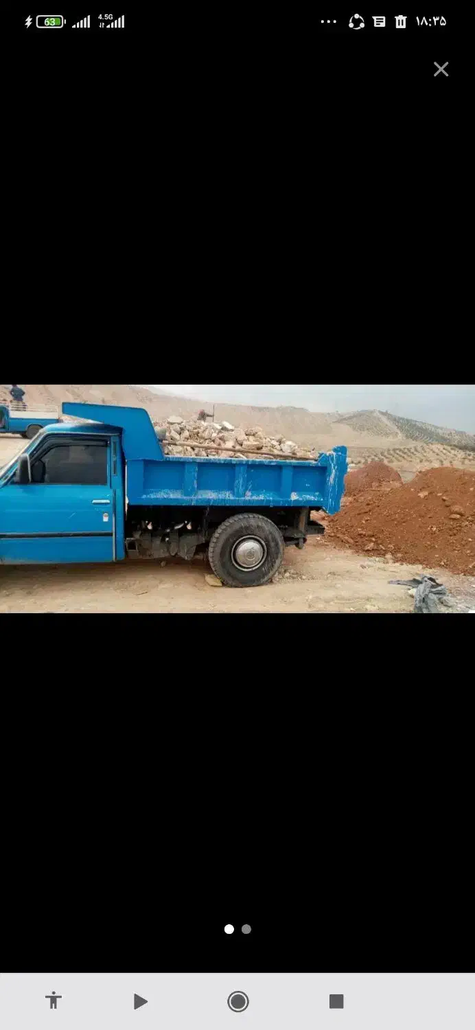 نیسان کمپرسی شن و ماسه و حمل نخاله و خاک باغچه|خدمات حمل و نقل|شاهرود, |دیوار