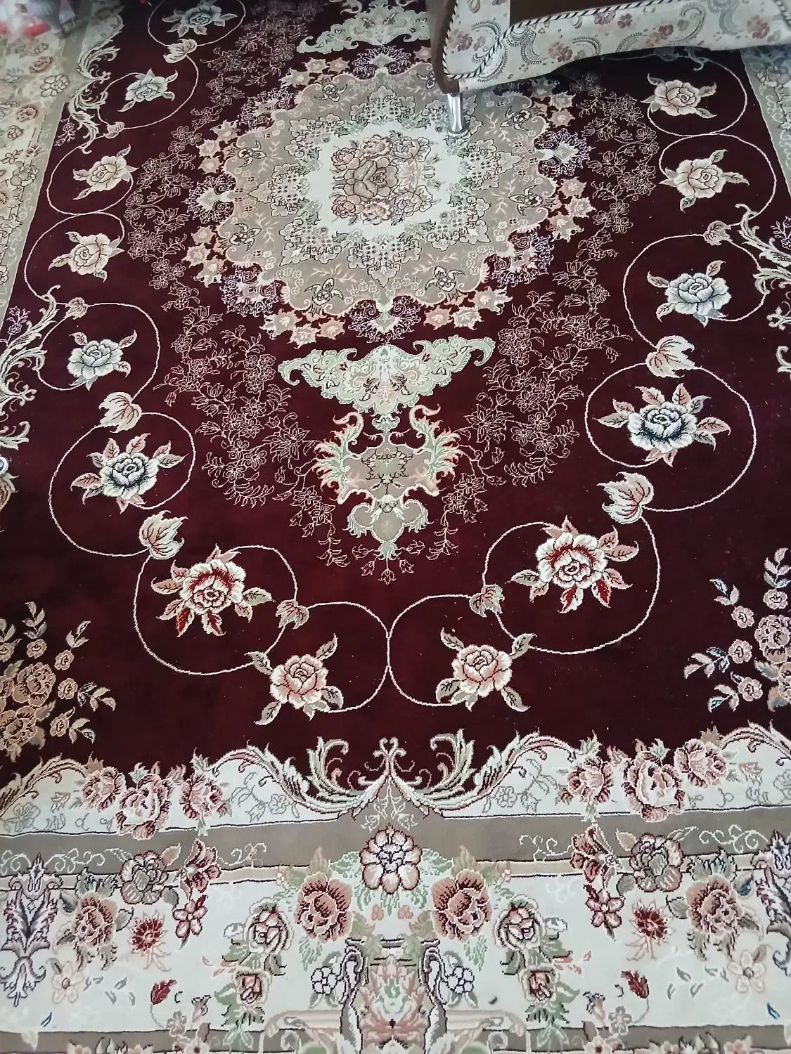 فرش ۳در۴نو|فرش|نیشابور, ده حلاج|دیوار