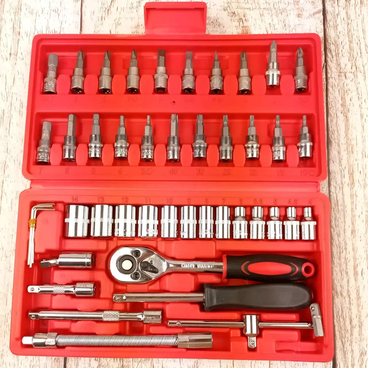 کیفیت واقعی در دستت/مجموعه جعبه بکس 46 پارچه Tool|ابزارآلات|اهواز, زردشت|دیوار