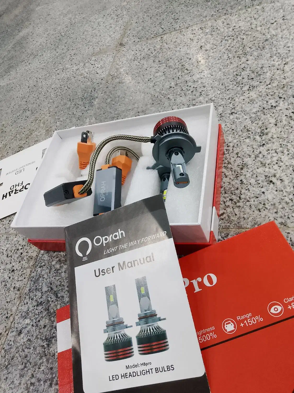 هدلایت OPRAH M8 Pro|لامپ و چراغ|بانه, |دیوار