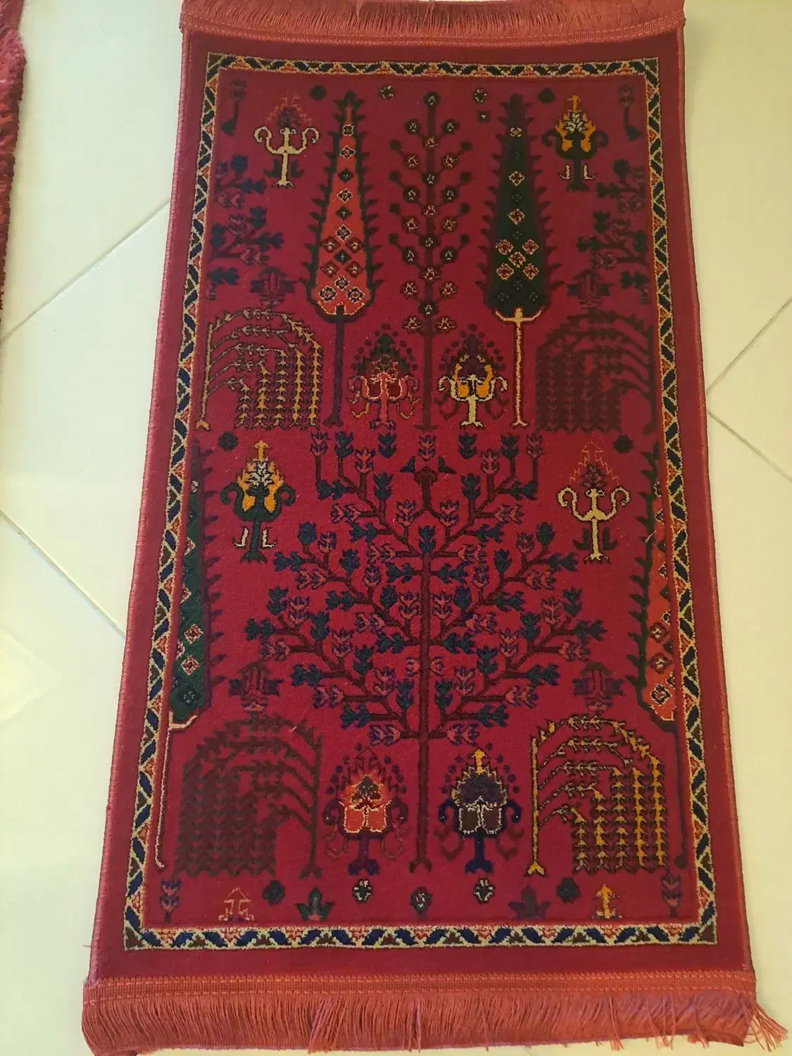 دوعدد کناره فرش سنتی ۷۰۰شانه|فرش|مهاباد (آذربایجان غربی), |دیوار