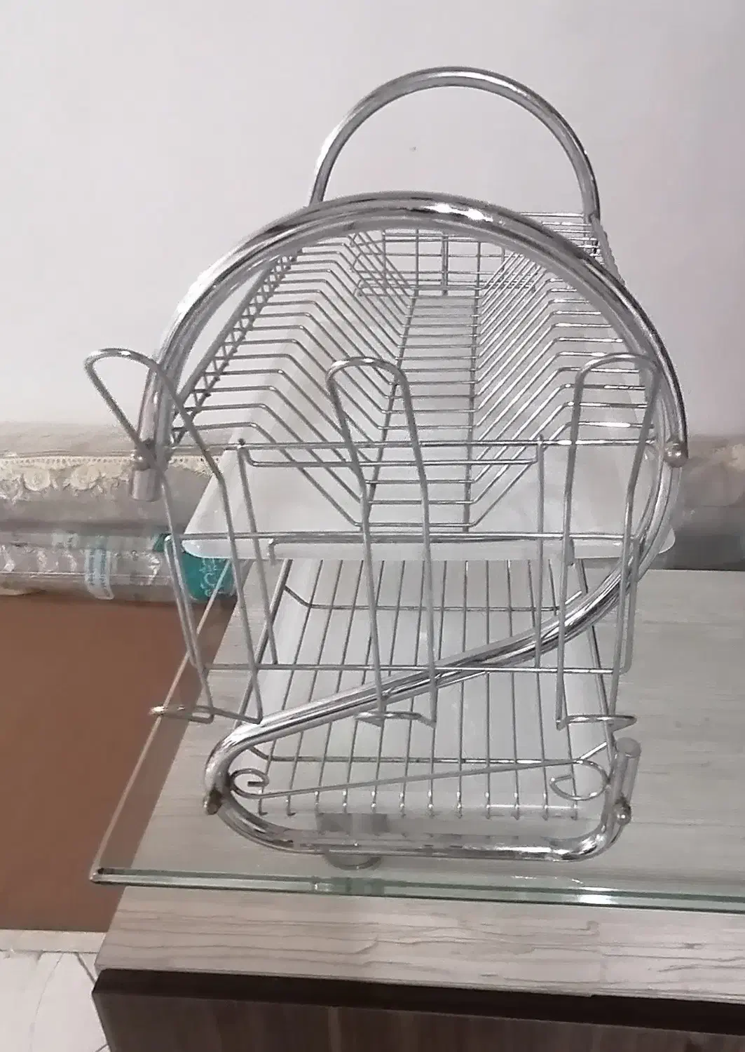 جاظرفی استیل|آب‌چکان و نظم‌دهنده ظروف|چناران, |دیوار