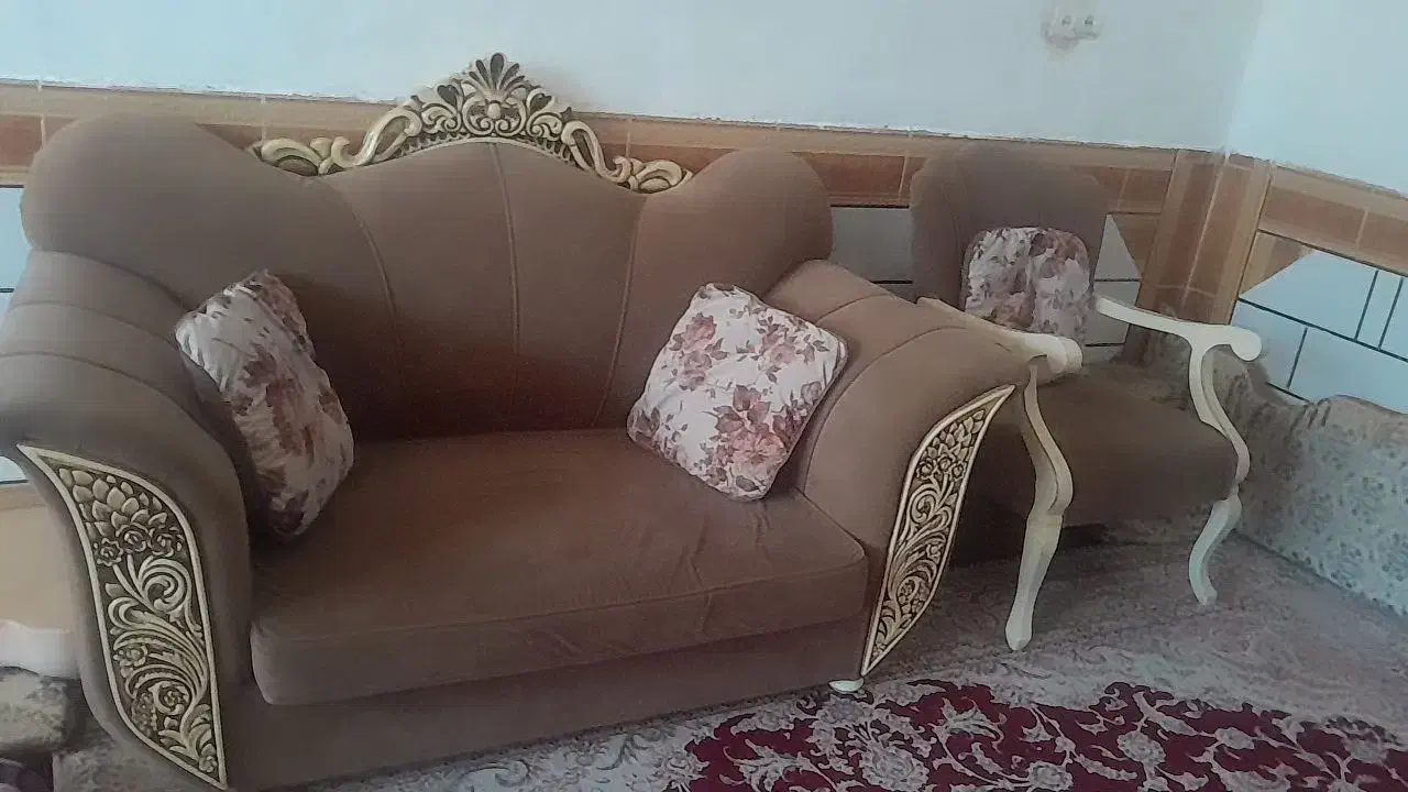 مبل ۶نفره ترک|مبلمان خانگی و میز عسلی|امیدیه, |دیوار