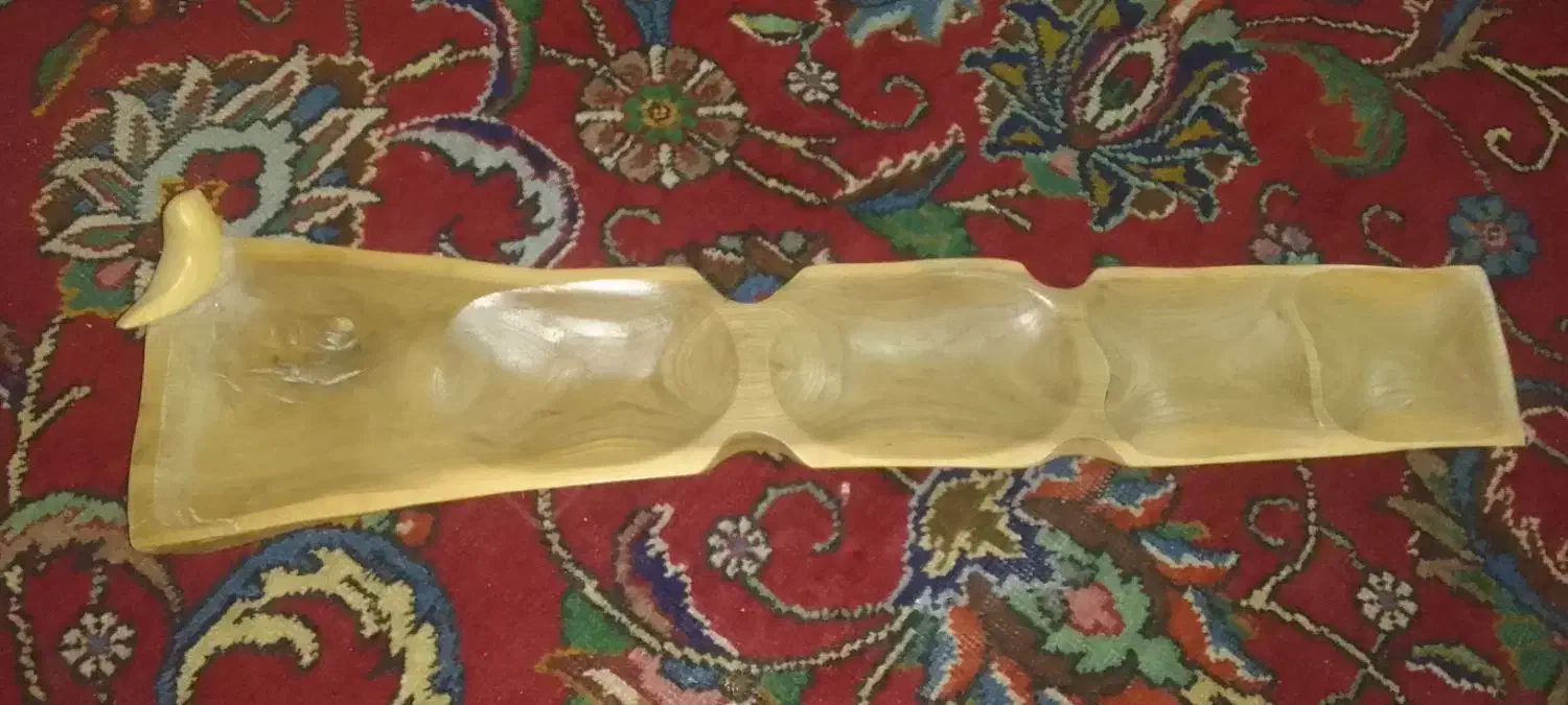 ظروف چوبی روستیک و دفرمه|صنایع دستی و سایر لوازم تزئینی|سمنان, |دیوار