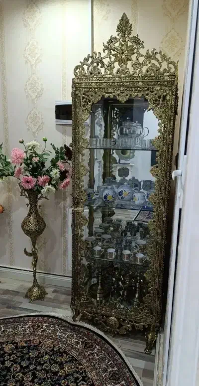 بوفه طرح برنز آلیاژ|بوفه، ویترین، کنسول|مهاباد (آذربایجان غربی), |دیوار