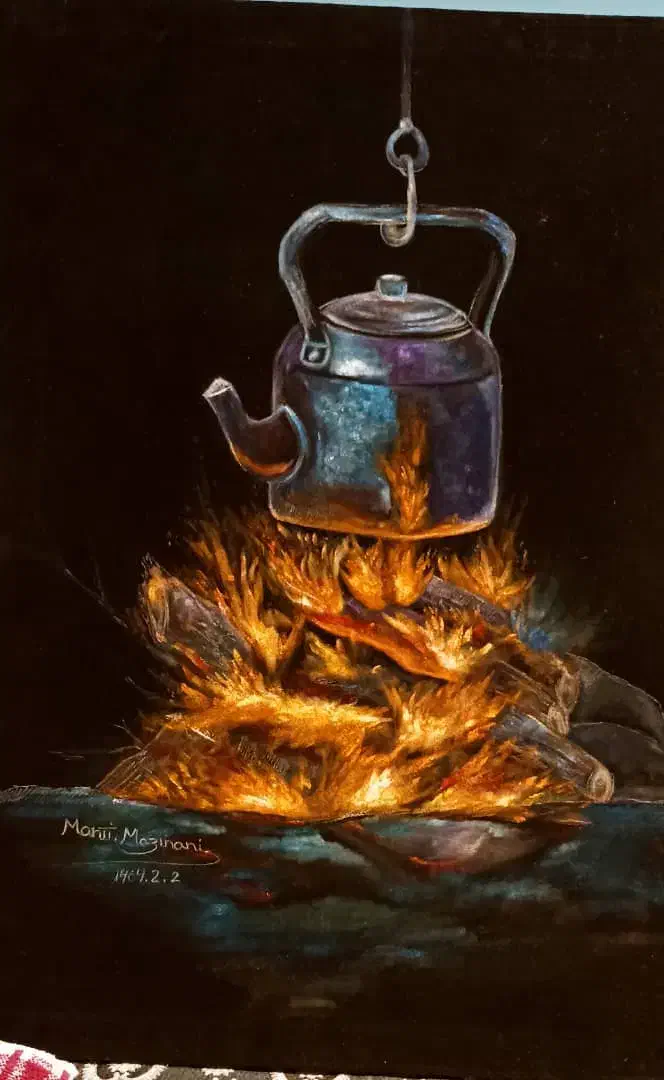 تابلو نقاشی رو پارچه مخمل و روی بوم|تابلو، نقاشی، عکس|پردیس, فاز ۸|دیوار