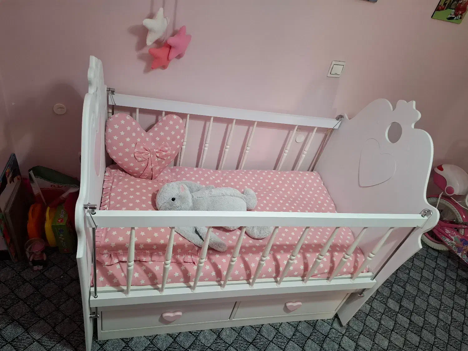 سرویس تخت و کمد و تشک برند بیبی شو|تخت و سرویس خواب|تهران, نیروی هوایی (پیروزی)|دیوار