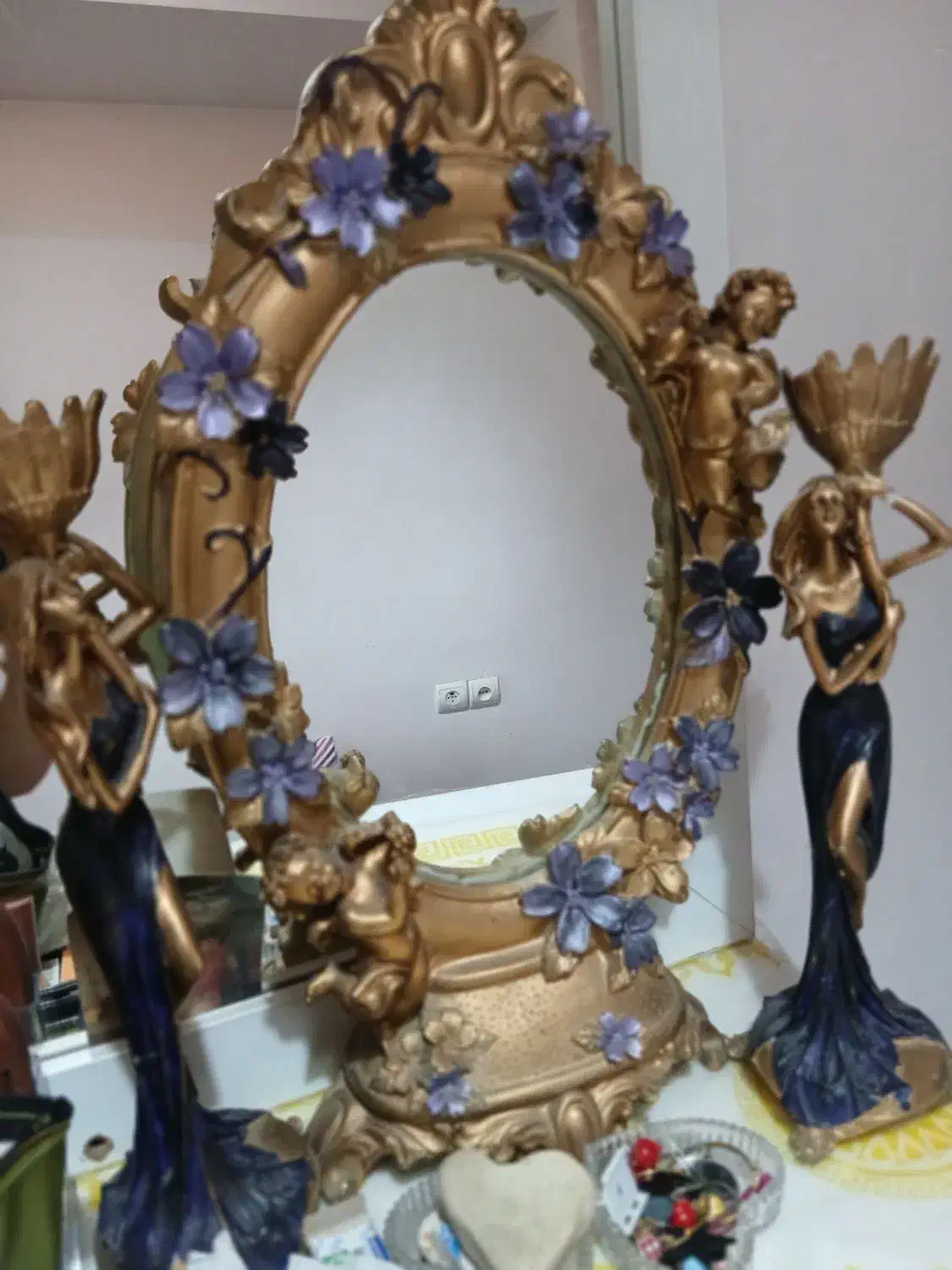 اینه شمعدان|آینه|کهریزک, |دیوار