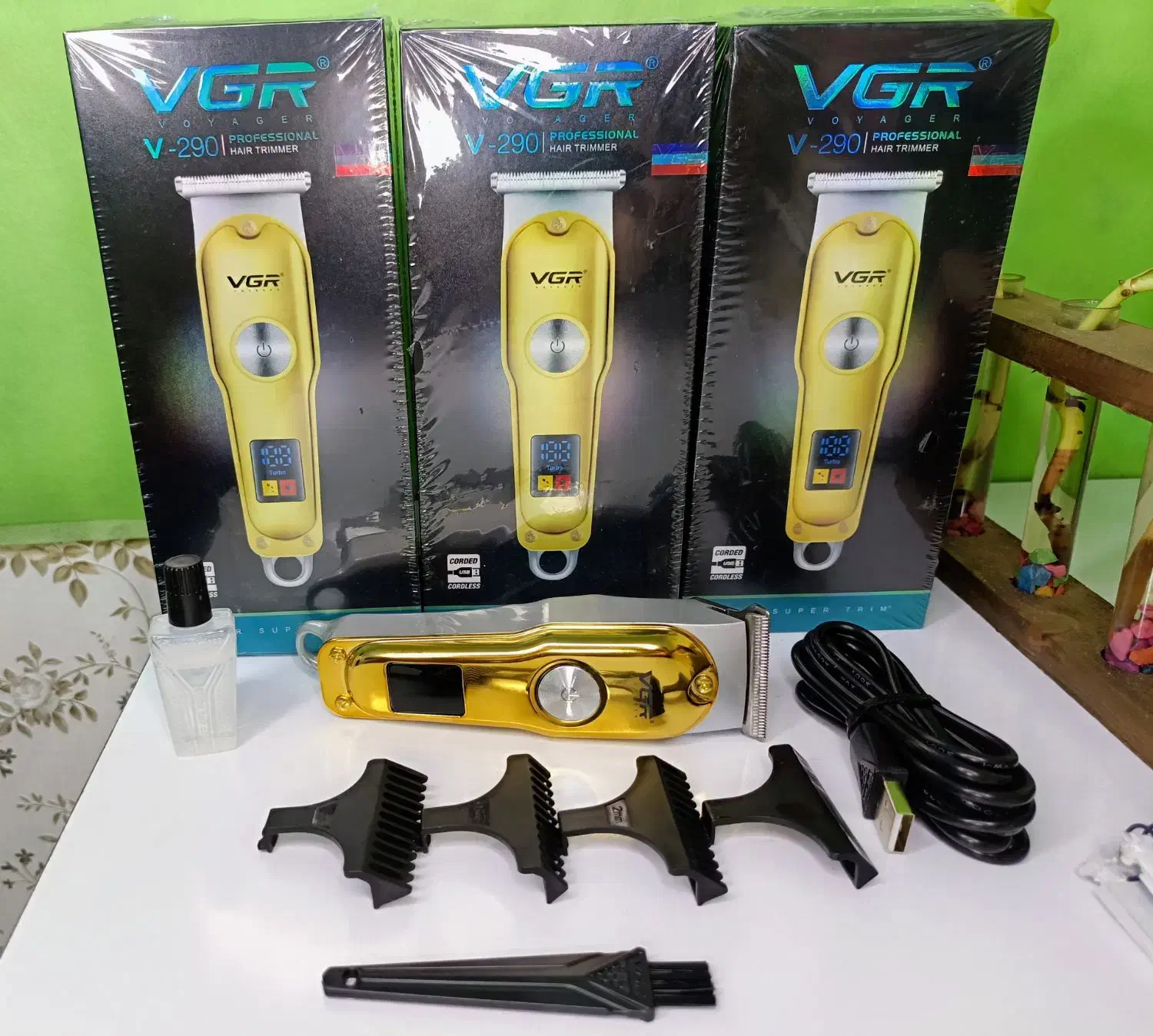 ماشین اصلاح موی سر و صورت وی جی ار خط زن(صفرزن)|آرایشی، بهداشتی، درمانی|گرگان, |دیوار