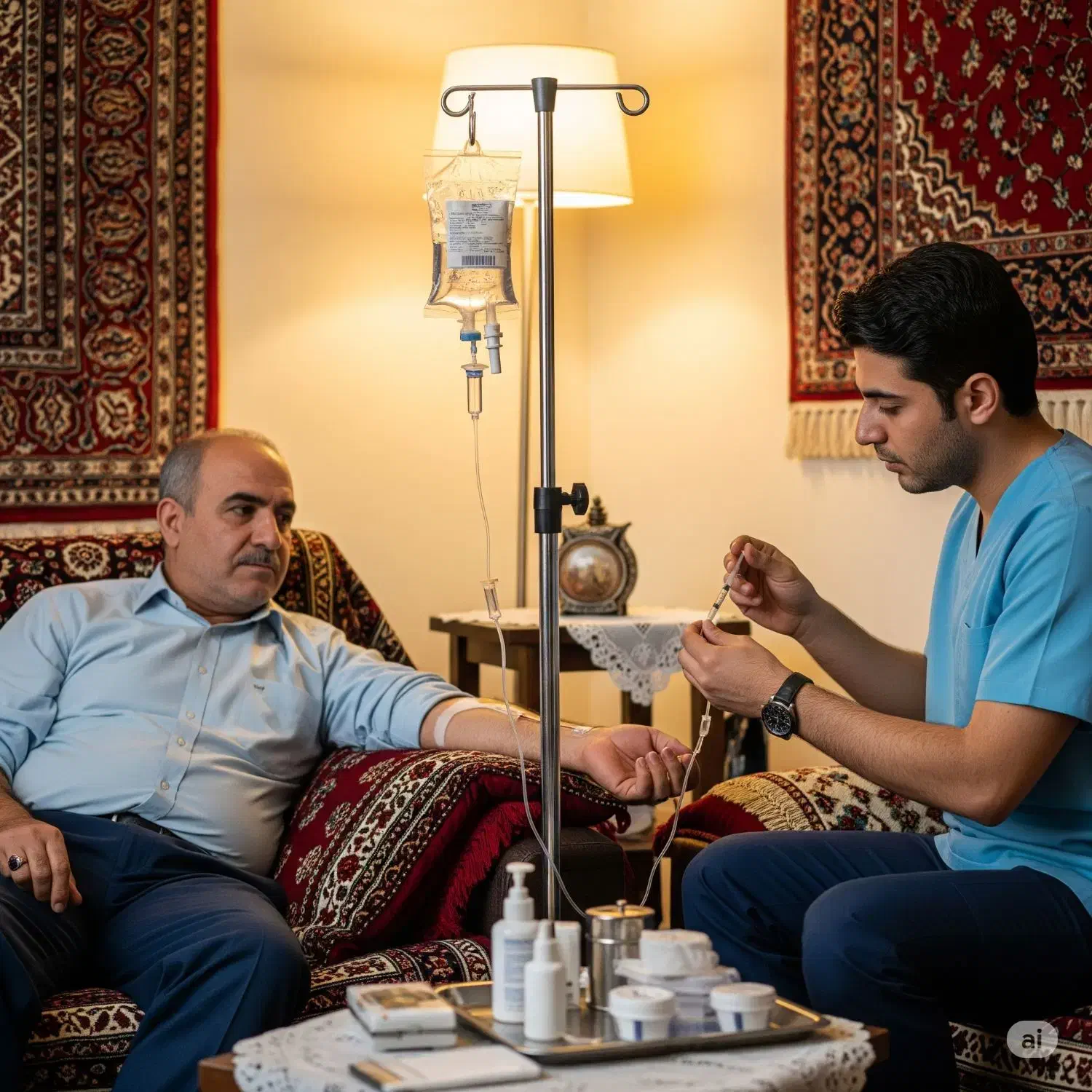 سرم تراپی وتزریقات/خدمات پرستاری اورژانس|خدمات آرایشگری و زیبایی|بوشهر, |دیوار