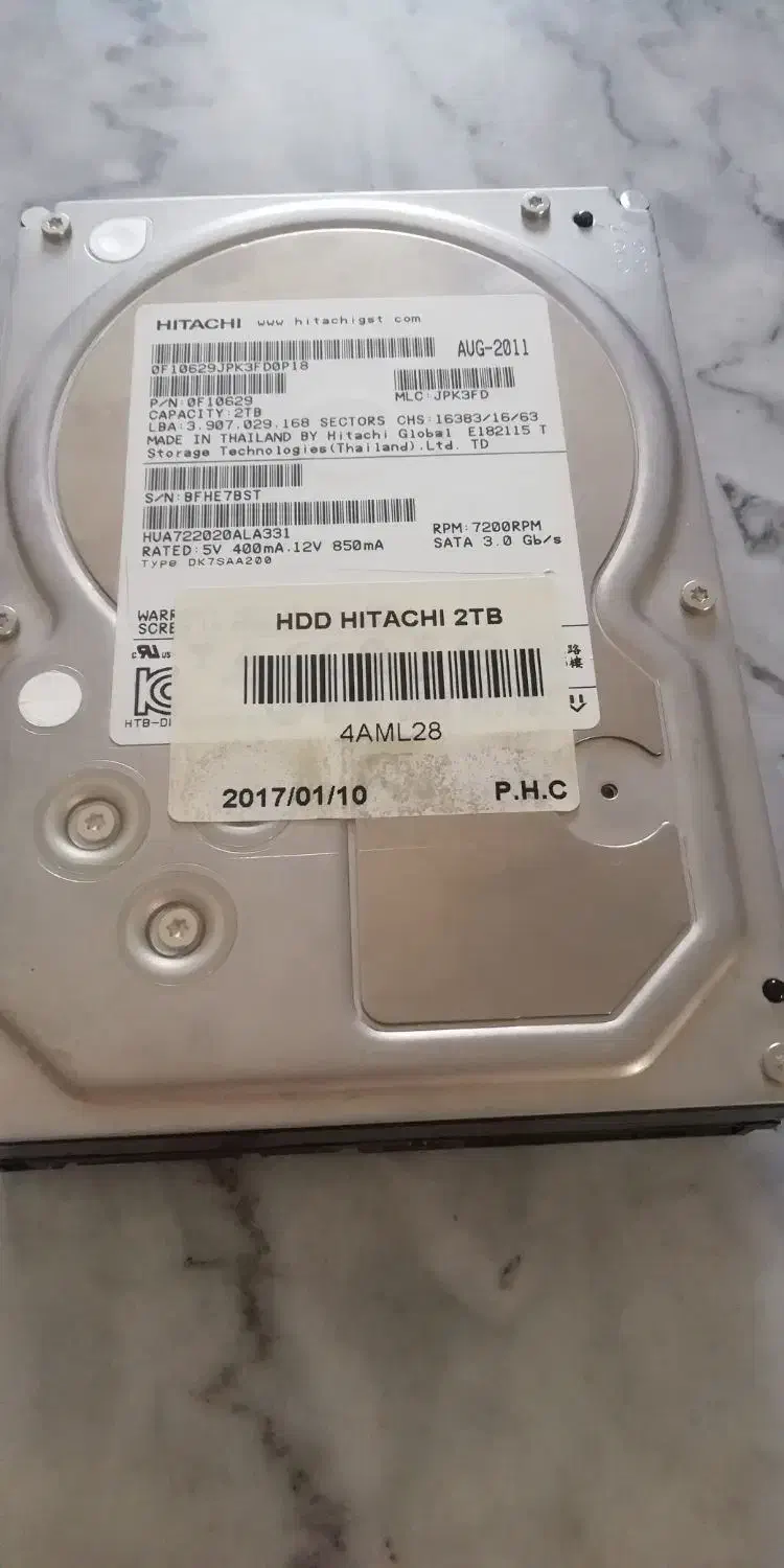 هارد 2ترا هیتاچی|قطعات و لوازم جانبی رایانه|کرمانشاه, |دیوار