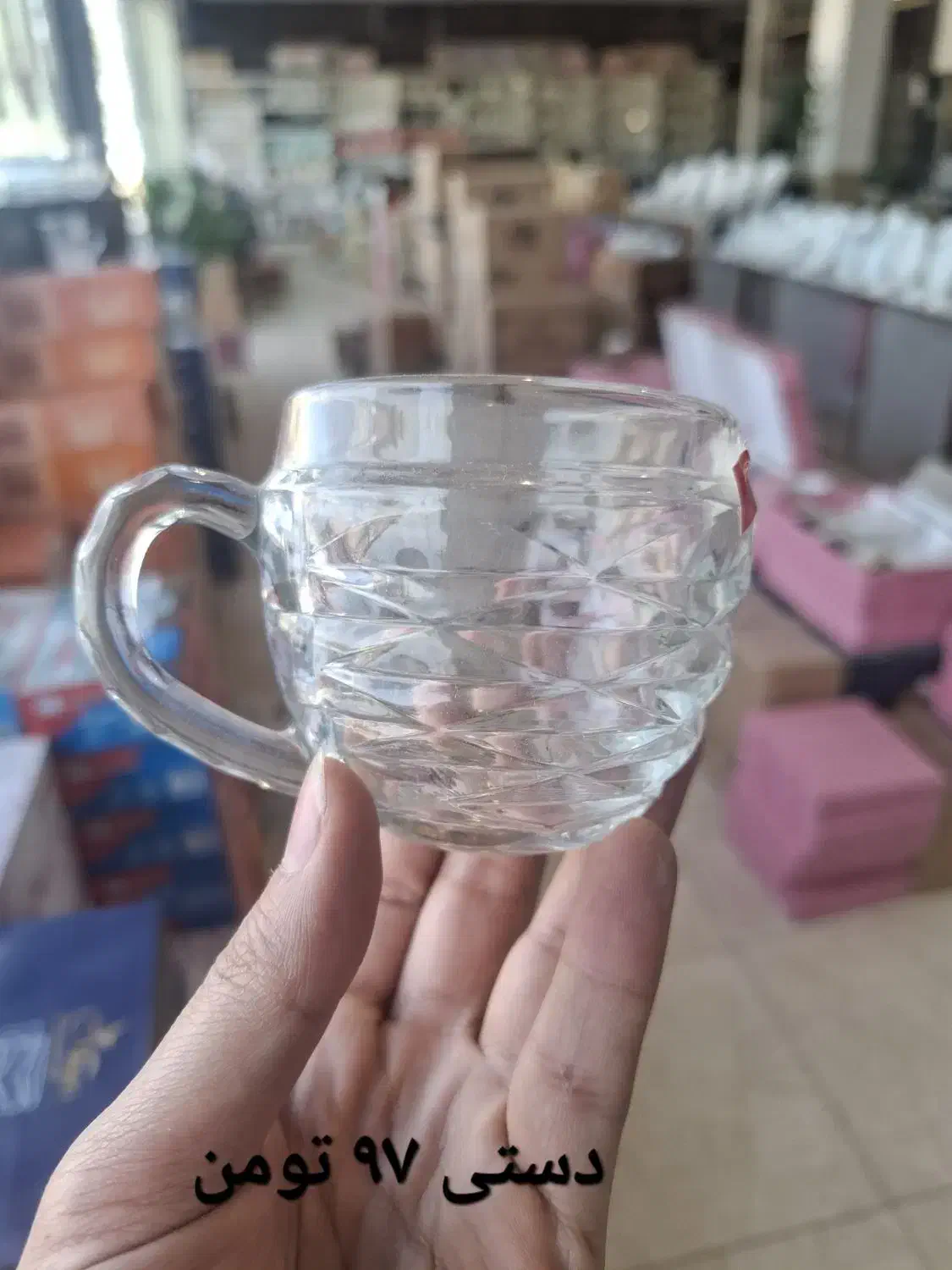استکان لیوان بستنی خوری گیلاس بلور زنگان اضفهان|ظروف سرو و پذیرایی|قم, الغدیر|دیوار
