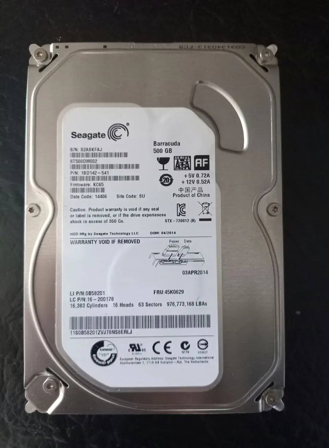 هارد ۵۰۰ گیگ سیگیت سلامت ۱۰۰ درصد|قطعات و لوازم جانبی رایانه|تهران, توحید|دیوار