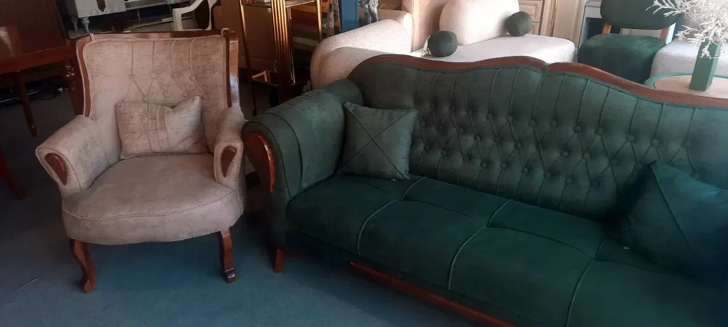 مبلمان خانه فیروزه ای|مبلمان خانگی و میز عسلی|چناران, |دیوار