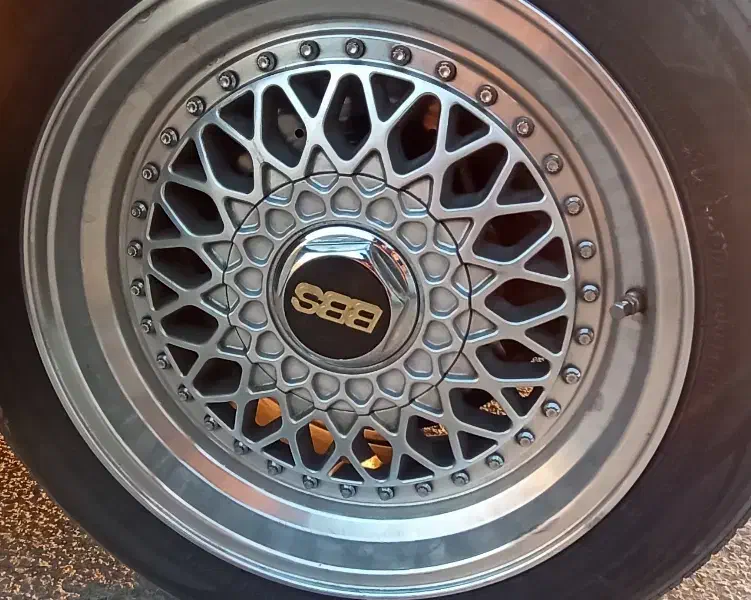 رینگ BBS 16 با لاستیک|قطعات یدکی و لوازم جانبی|لامرد, |دیوار