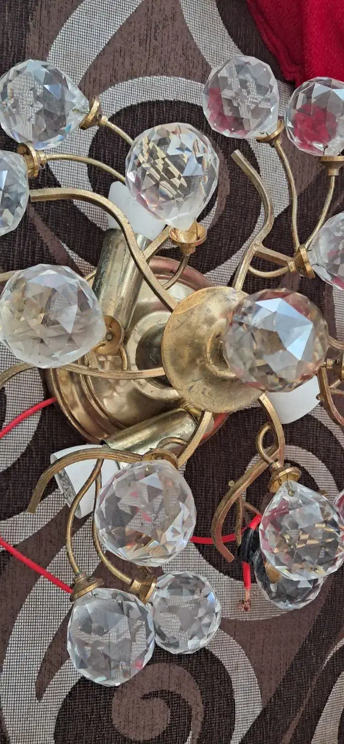 لوستر ۱۴ شاخه اصل برنج سه عدد|لوستر و چراغ آویز|لاهیجان, رجایی|دیوار