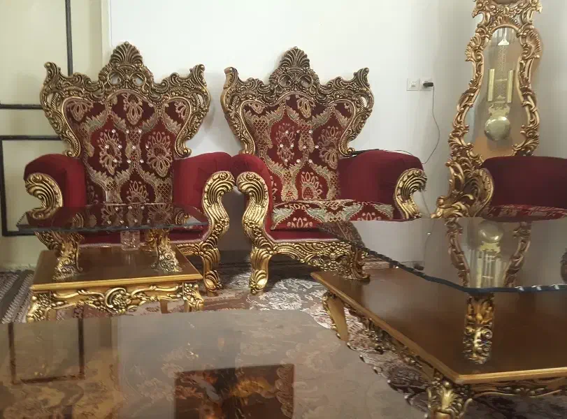 مبل سلطنتی|مبلمان خانگی و میز عسلی|یاسوج, |دیوار
