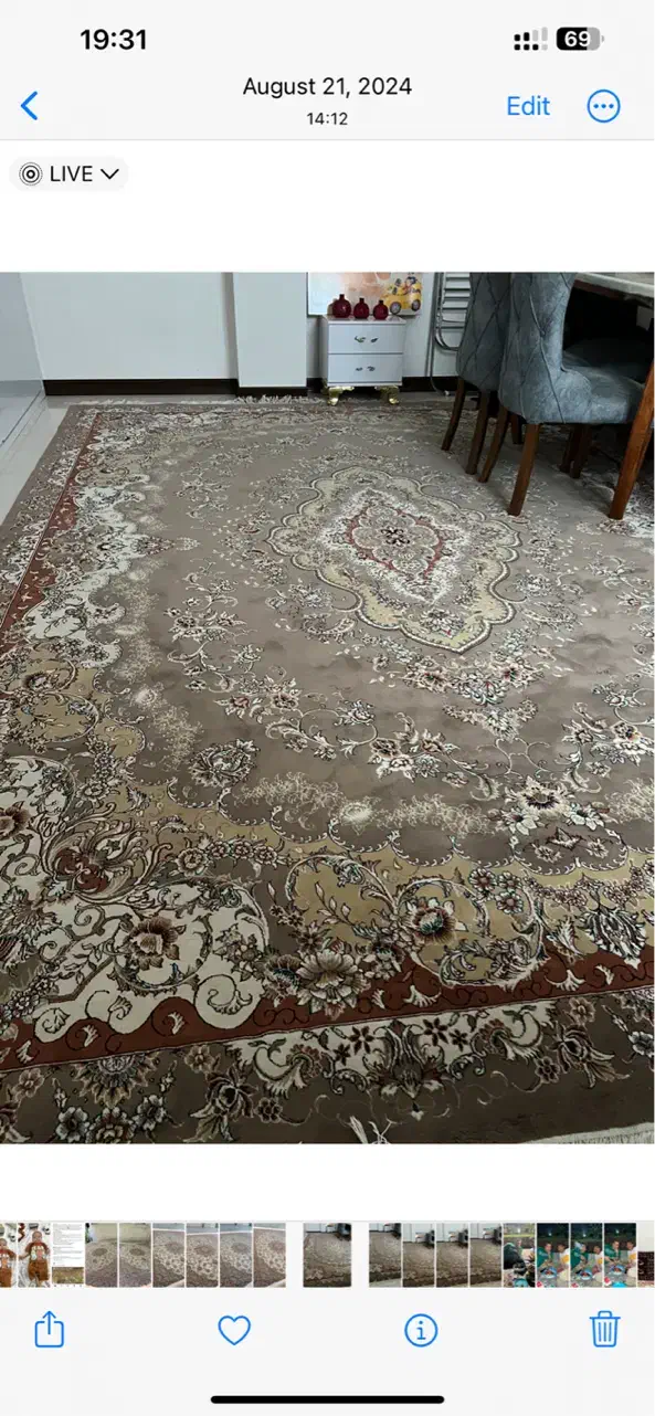 دوعدد قالی ۱۲ متری|فرش|گنبد کاووس, |دیوار