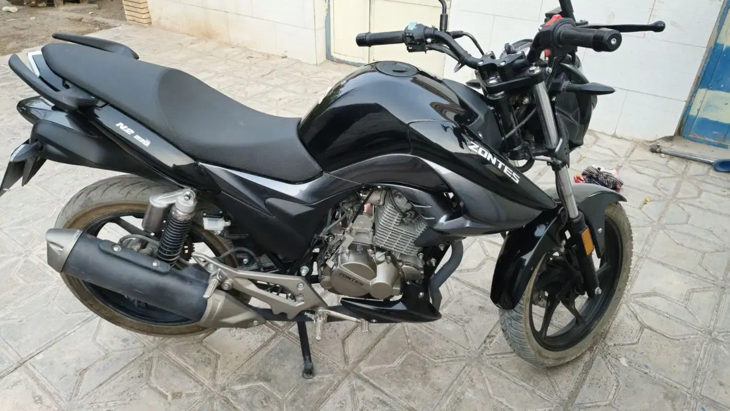 فروش موتور زانتس معاوضه با ماشین کم کار کرد|موتورسیکلت|گنبکی, |دیوار