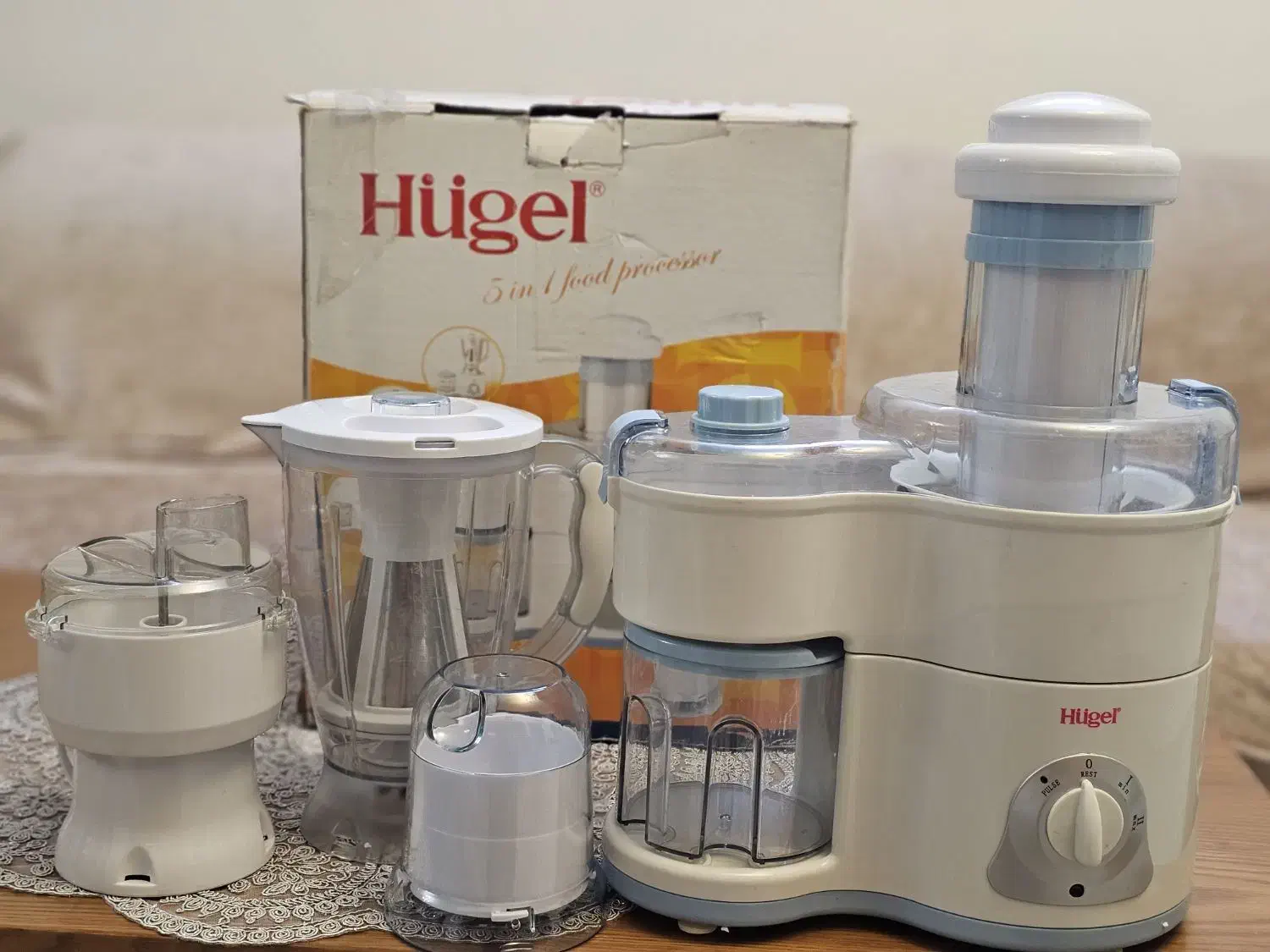 آبمیوه گیری و مخلوط کن 5 کاره هوگل (آلمان) نو نو|آبمیوه‌گیر و آب‌مرکبات‌گیر|شیراز, گلدشت معالی‌آباد|دیوار