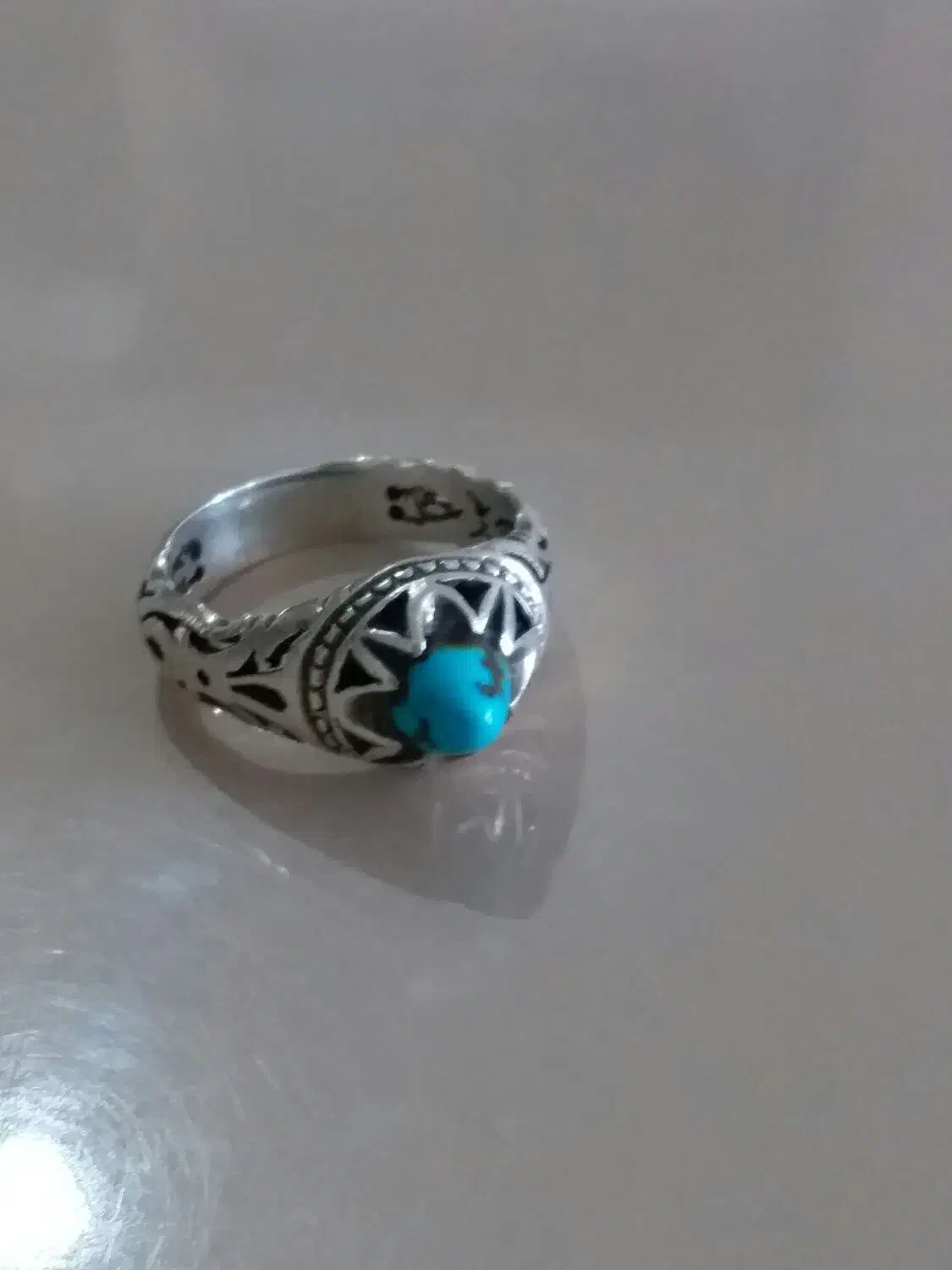 انگشتر فیروزه نیشابوری|جواهرات|سراب, |دیوار